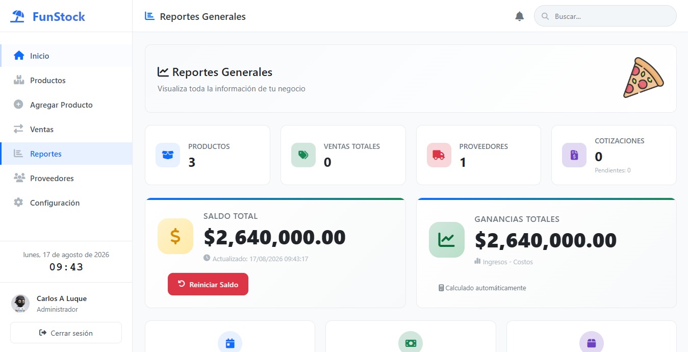 Reportes y estadísticas